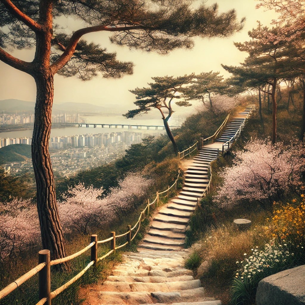 서울 응봉산 산책코스 이미지