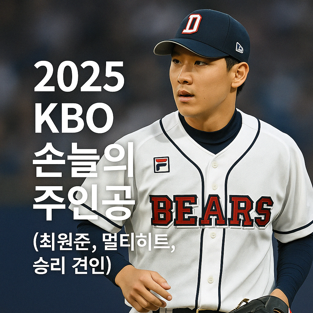 2025 KBO 오늘의 주인공 (최원준, 멀티히트, 승리 견인)