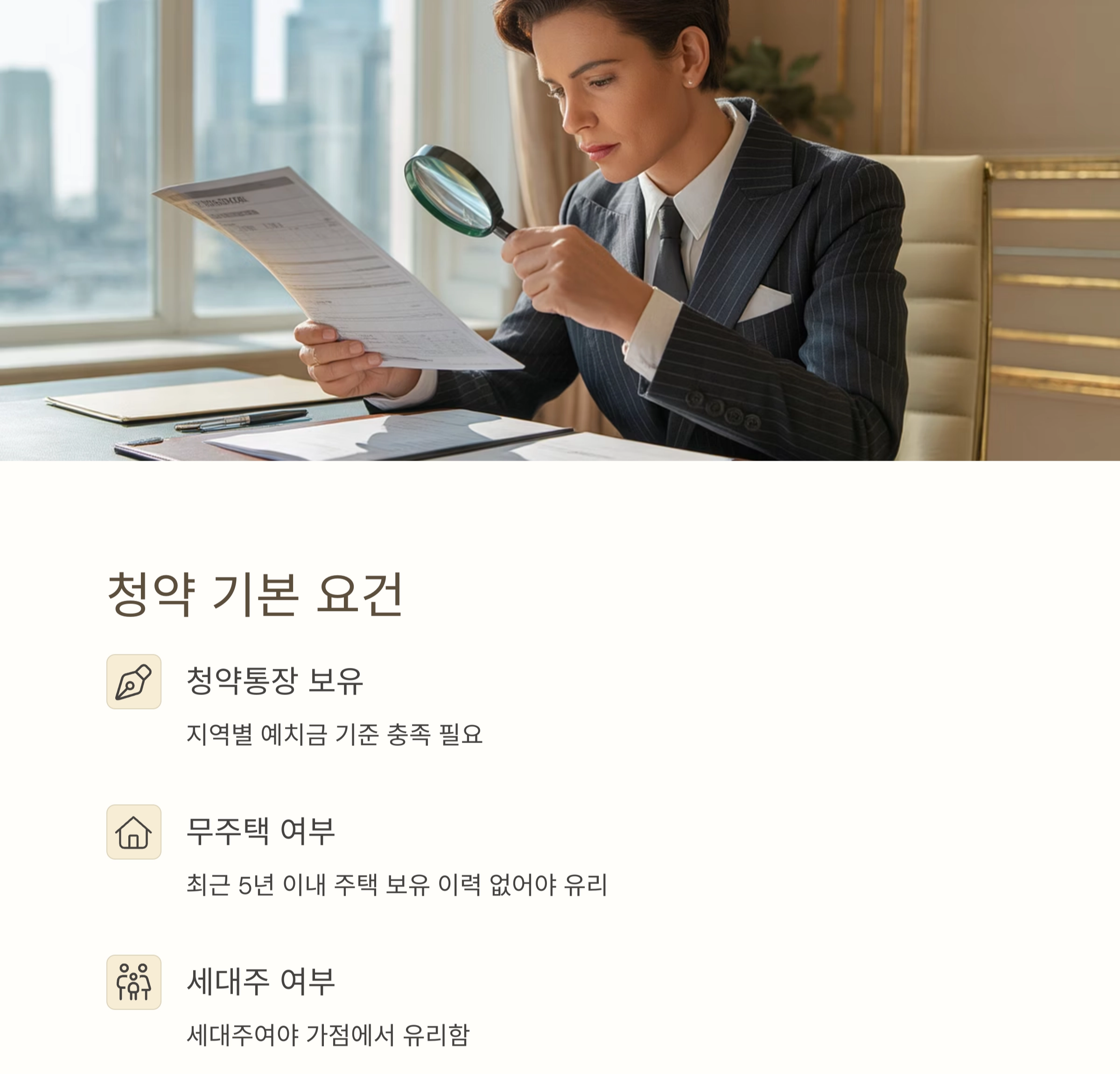 2025년 아파트 청약 조건 총정리 : 놓치면 후회하는 필수 기준