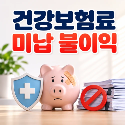 건강보험료 미납 불이익