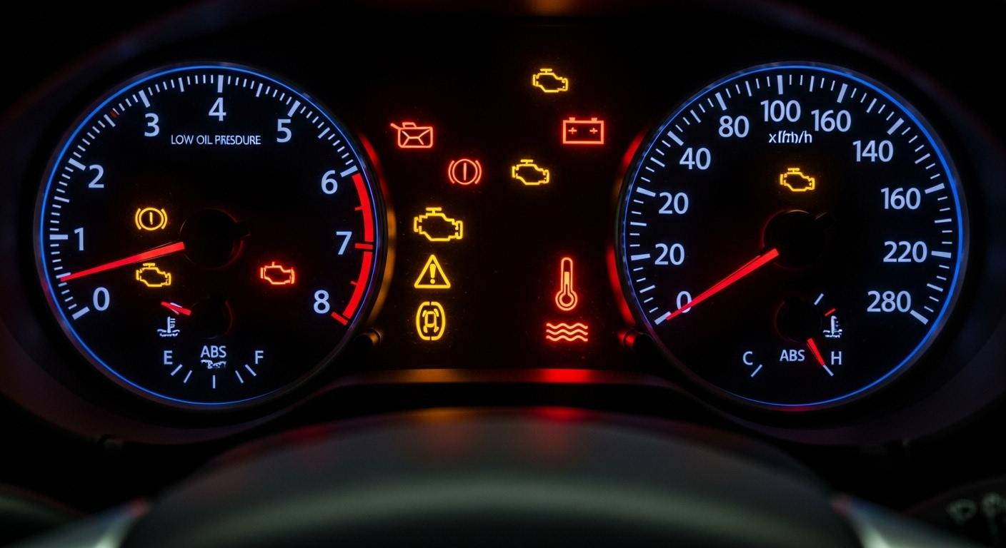 자동차 경고등 표시