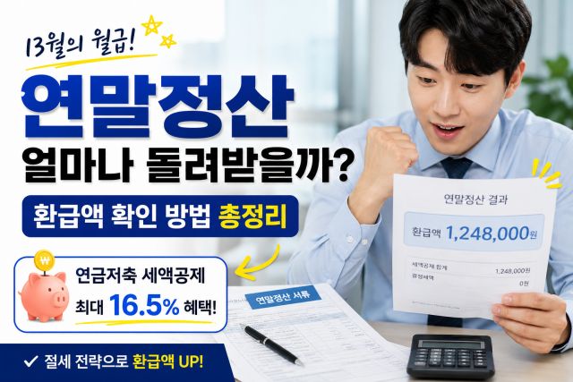 연금저축 세액공제 지금 가입해도 환급 가능한지 설명하는 연말정산 절세 가이드