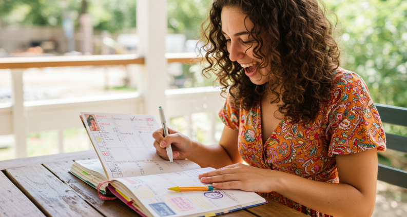 식사 일기 쓰기