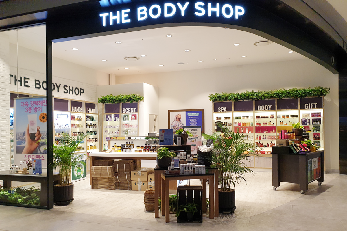 더 바디샵 매장사진