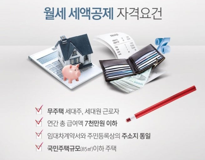 연말정산 월세 세액공제 조건 필요서류 신청 연말정산 간소화