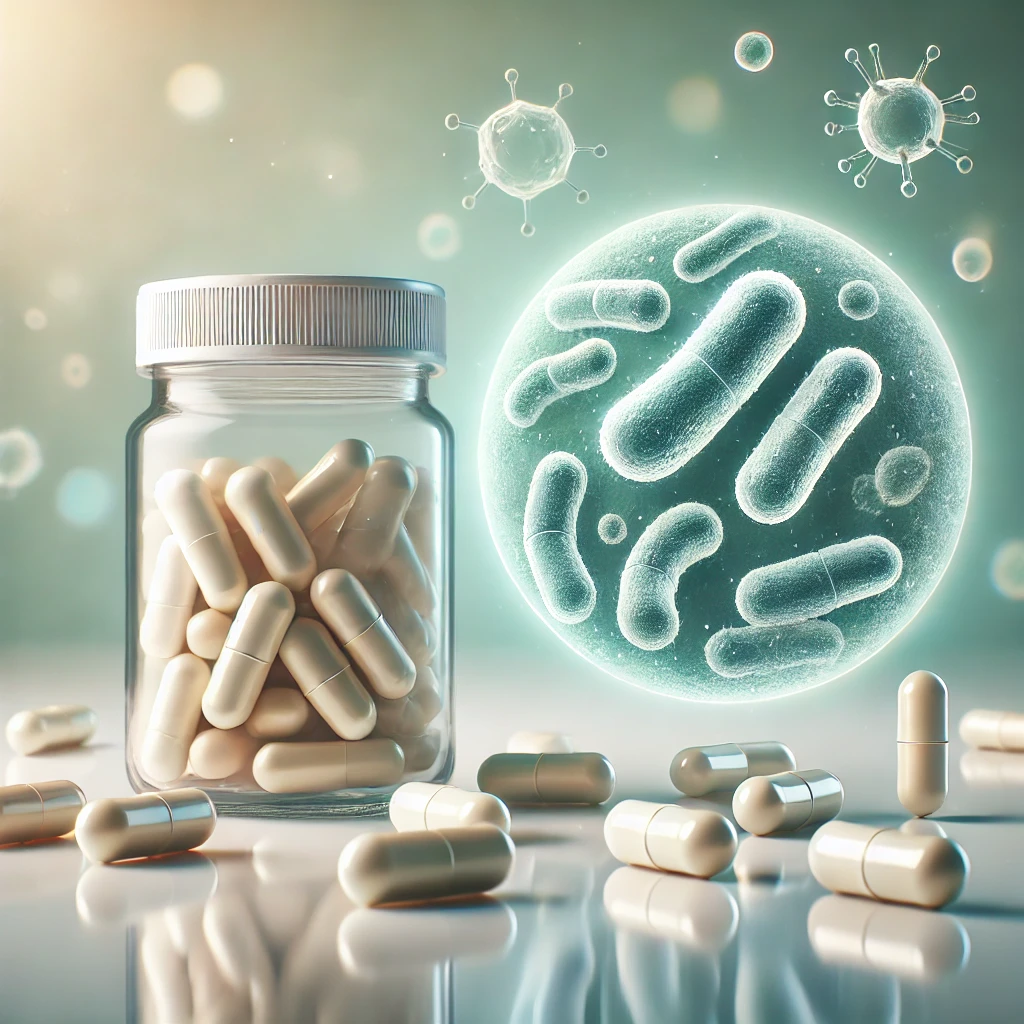 프로바이오틱스가 장 건강과 미생물 균형에 중요한 역할을 한다.