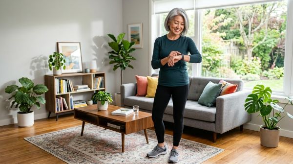 최적의 건강상태인 60대 여성