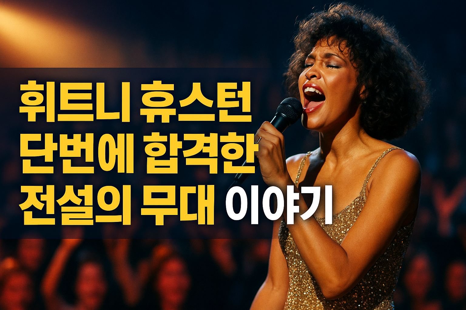 휘트니 휴스턴 단번에 합격한 전설의 무대 이야기