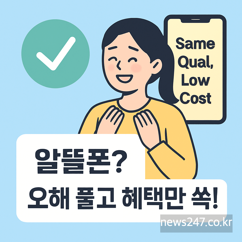 알뜰폰? 오해 풀고 혜택만 쏙!