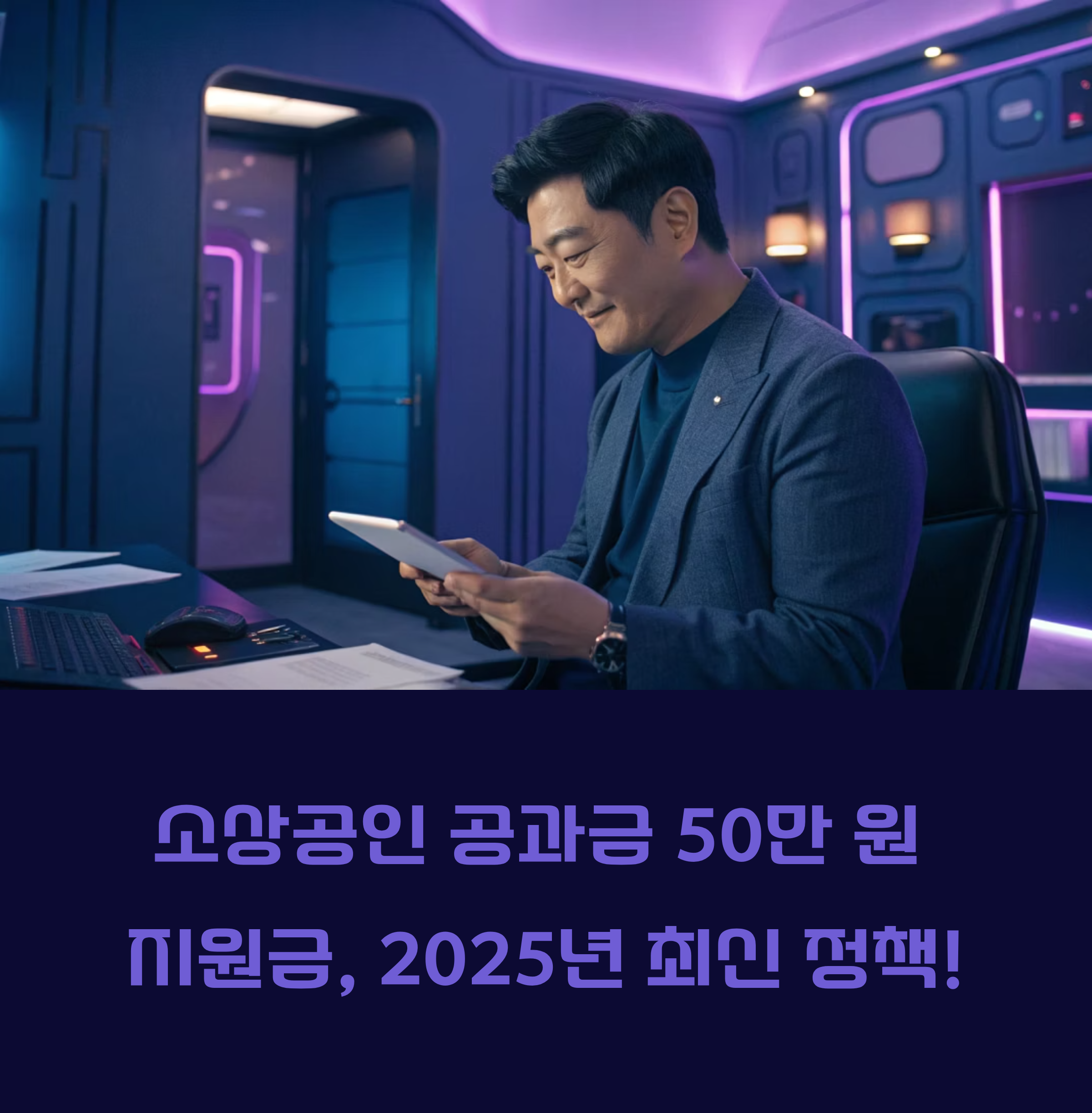 소상공인 50만 원 지원금, 2025년 부담경감 크레딧 신청법 총정리