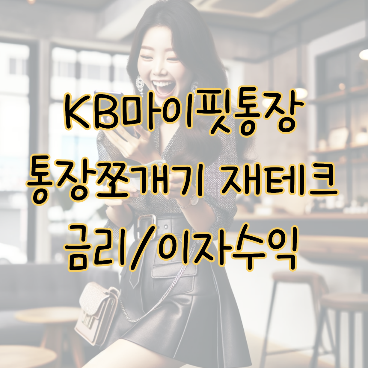 KB마이핏통장 통장 쪼개기 재테크 활용 금리 및 리뷰 이자수익은?표지