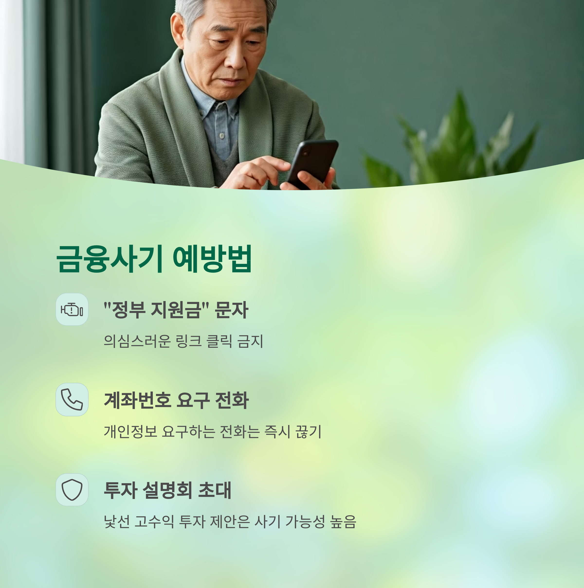금융사기 예방법