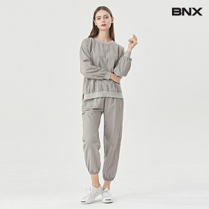 BNX 비엔엑스 나일론 라운드넥 데일리 맨투맨 조거 셋업 BU3OP006L0