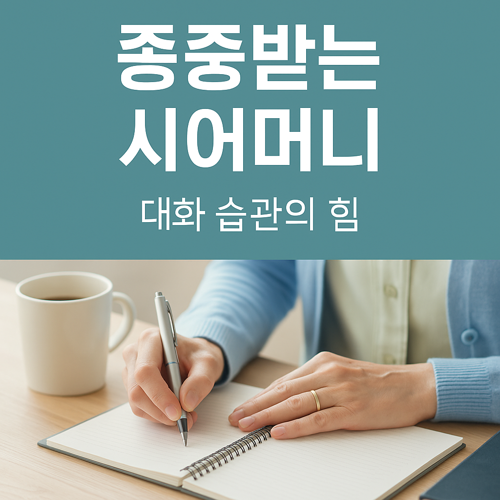 고부갈등 없는 집의 공통점 - 존중받는 시어머니의 첫걸음