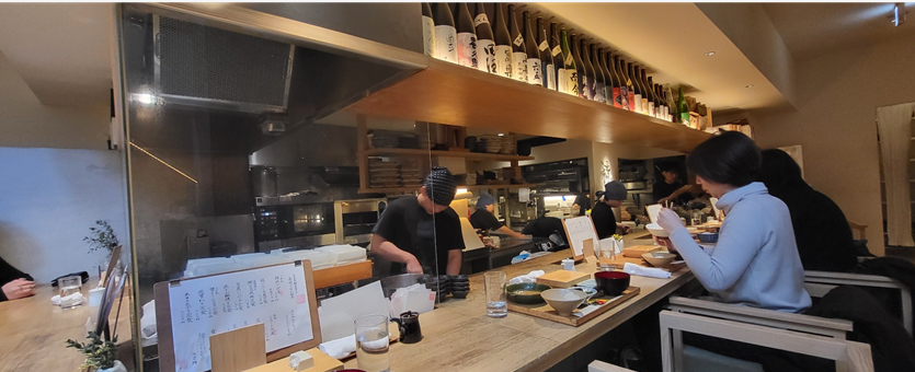 두부요리 소라노 내부모습