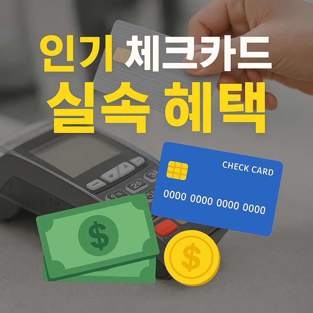 인기 체크카드 실속 혜택