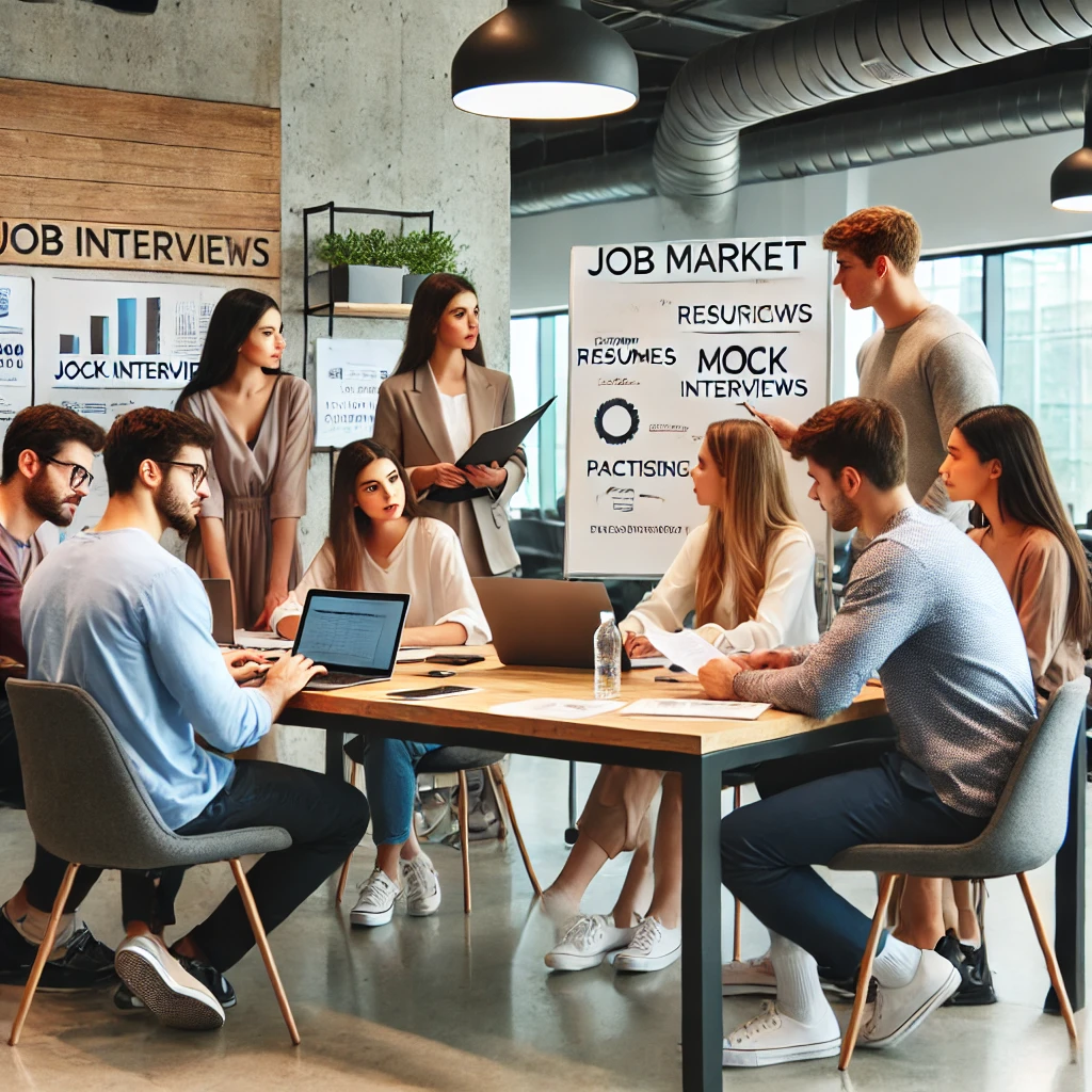 취업 준비 스터디의 분위기 이미지