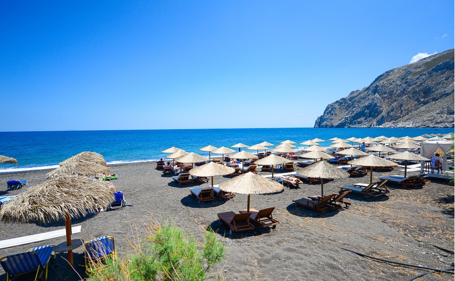 유럽 산토리니 그리스 관광지 추천 카마리 해변