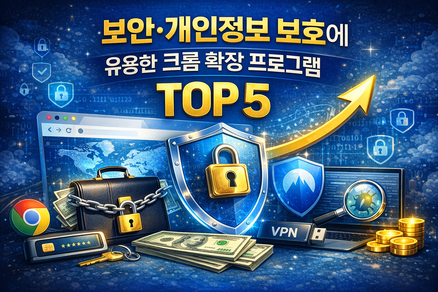 보안&middot;개인정보 보호에 유용한 크롬 확장 프로그램 TOP 5