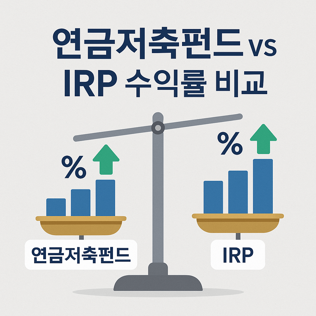 한국 연금저축펀드 vs IRP 수익률 비교