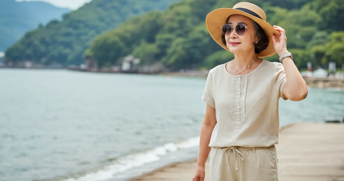 60대 여성 편안한 의류 코디법