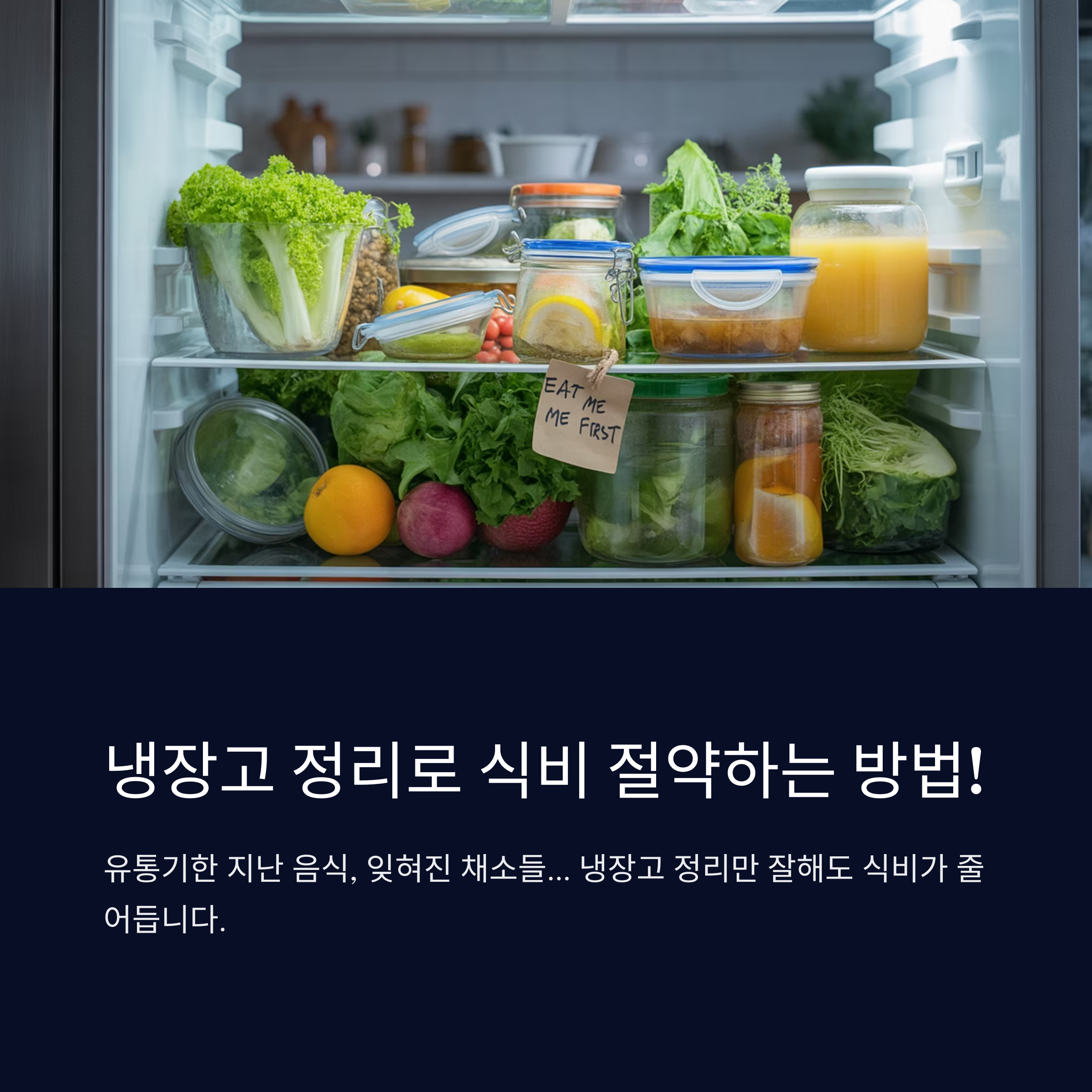 냉장고 정리 잘하면 장보기 줄어든다! 냉장고 정리 방법 완전정복