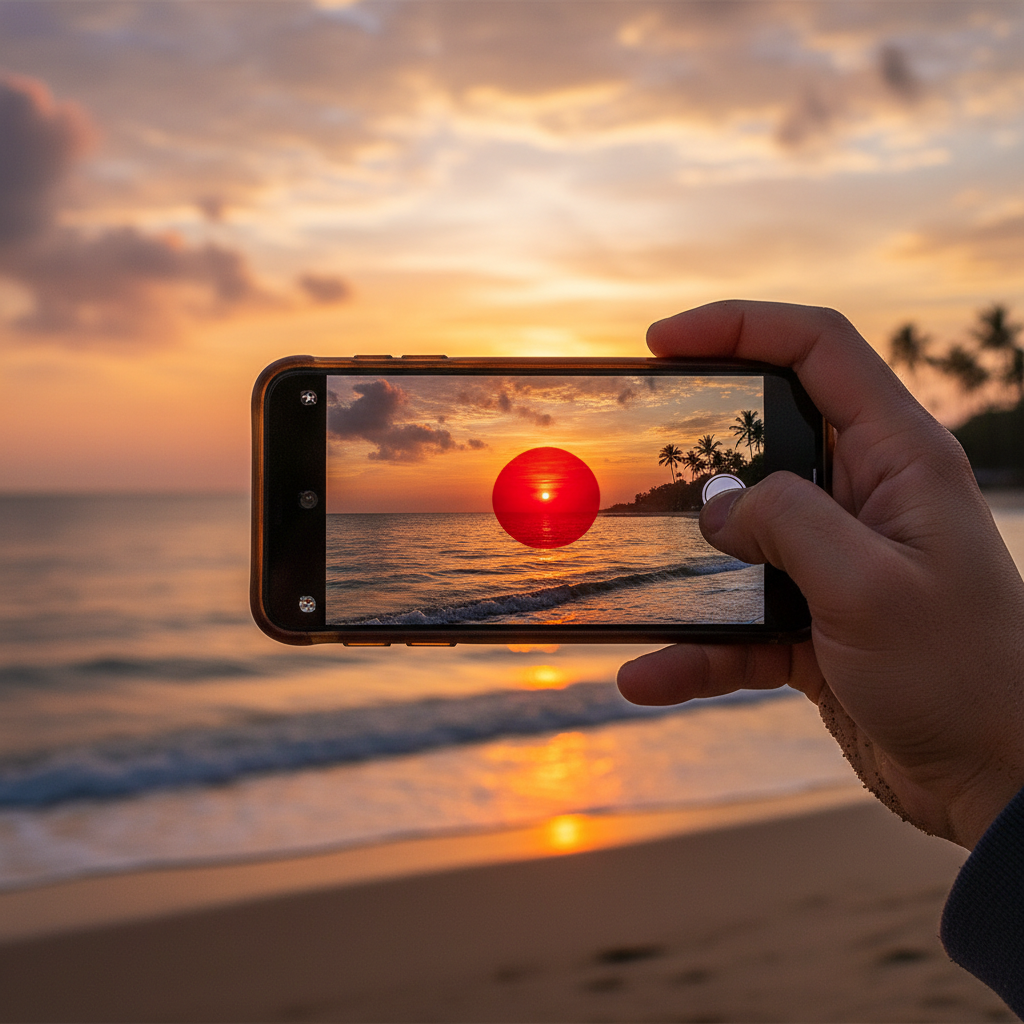 스마트폰으로 일출 사진을 찍는 효과적인 방법