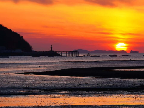 바다 갈라짐 바닷길 갈라지는곳 현상 여행 체험지