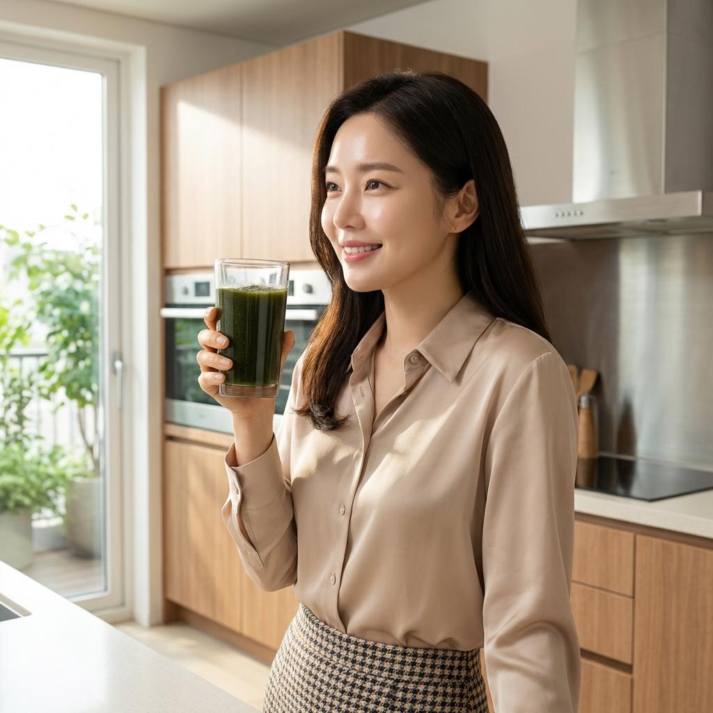 변비 탈출을 위한 아침 미역귀 진액 음용법