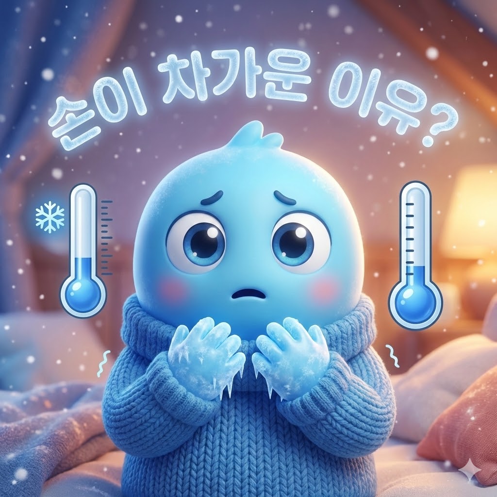 손이 차가운 이유, 수족냉증 원인, 혈액순환 장애, 갑상선 기능 저하증, 빈혈 증상, 스트레스 수족냉증, 레이노 증후군, 손 시림 개선, 체온 조절 방법, 약물 부작용 손발 차가움