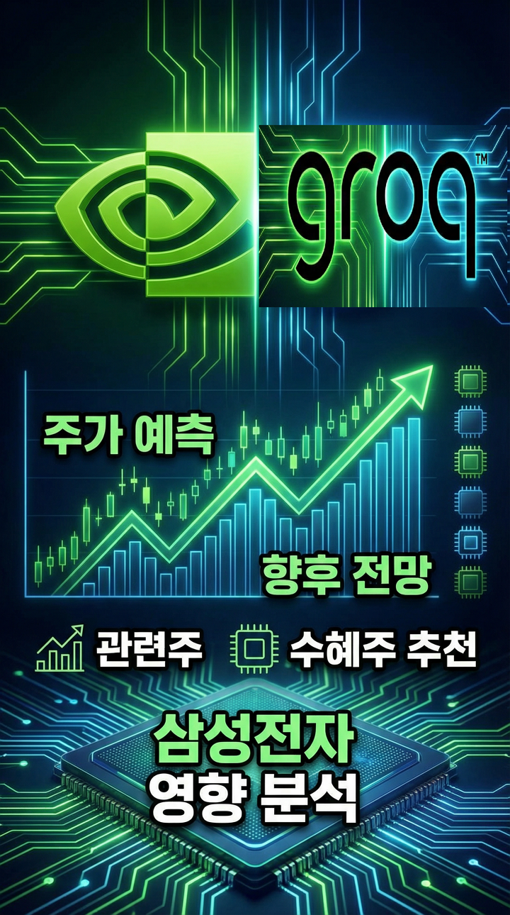 엔비디아 그록 인수, 주가 예측, 관련주, 수혜주 추천, 향후 전망, 삼성전자 영향 분석