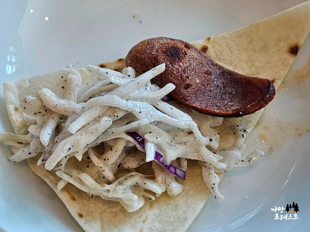 용인 산골 항아리 바베큐 소시지 또띠아