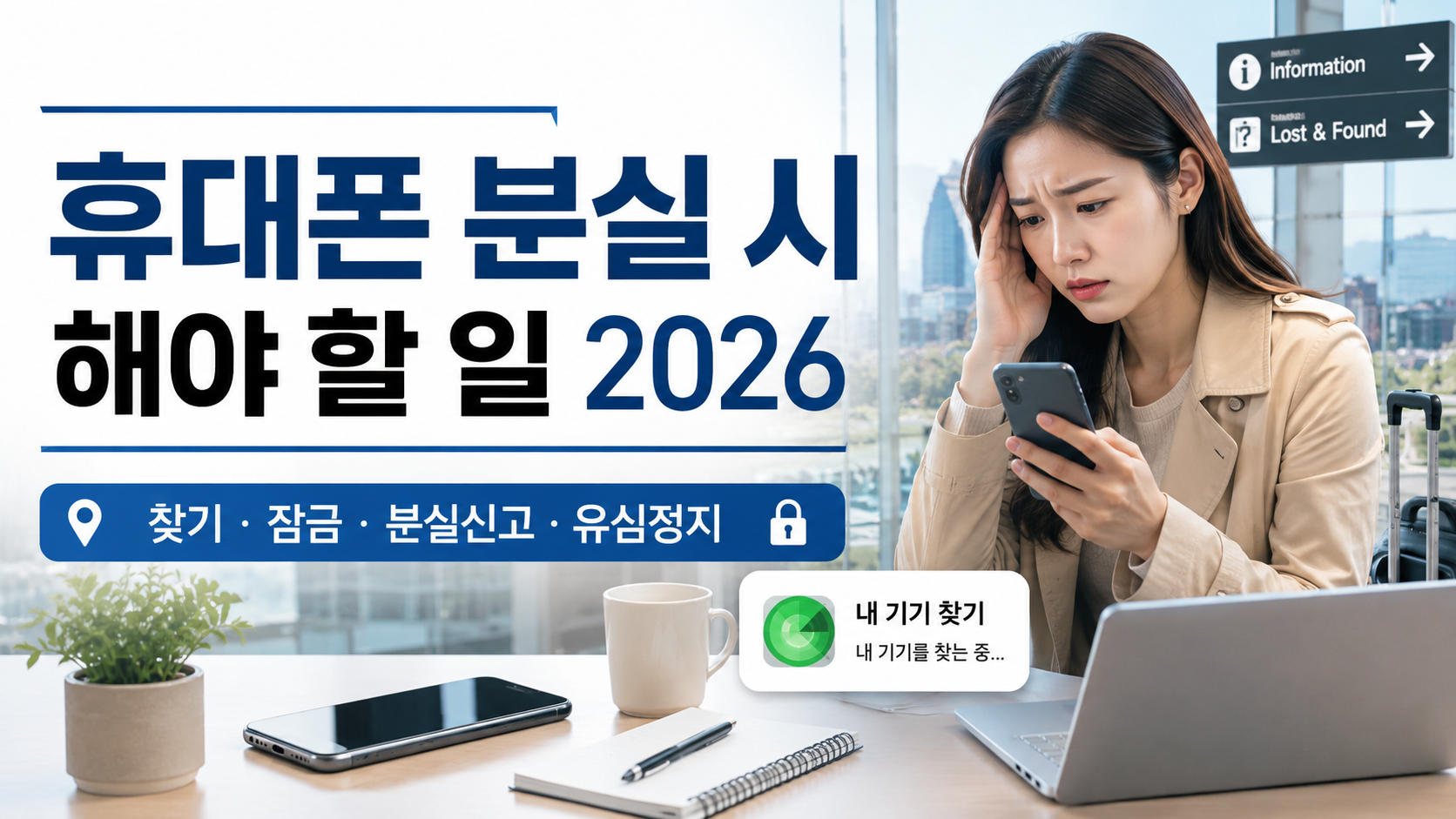 휴대폰 분실했을 때 해야 할 일 2026|아이폰·갤럭시 찾기·유심 정지 총정리