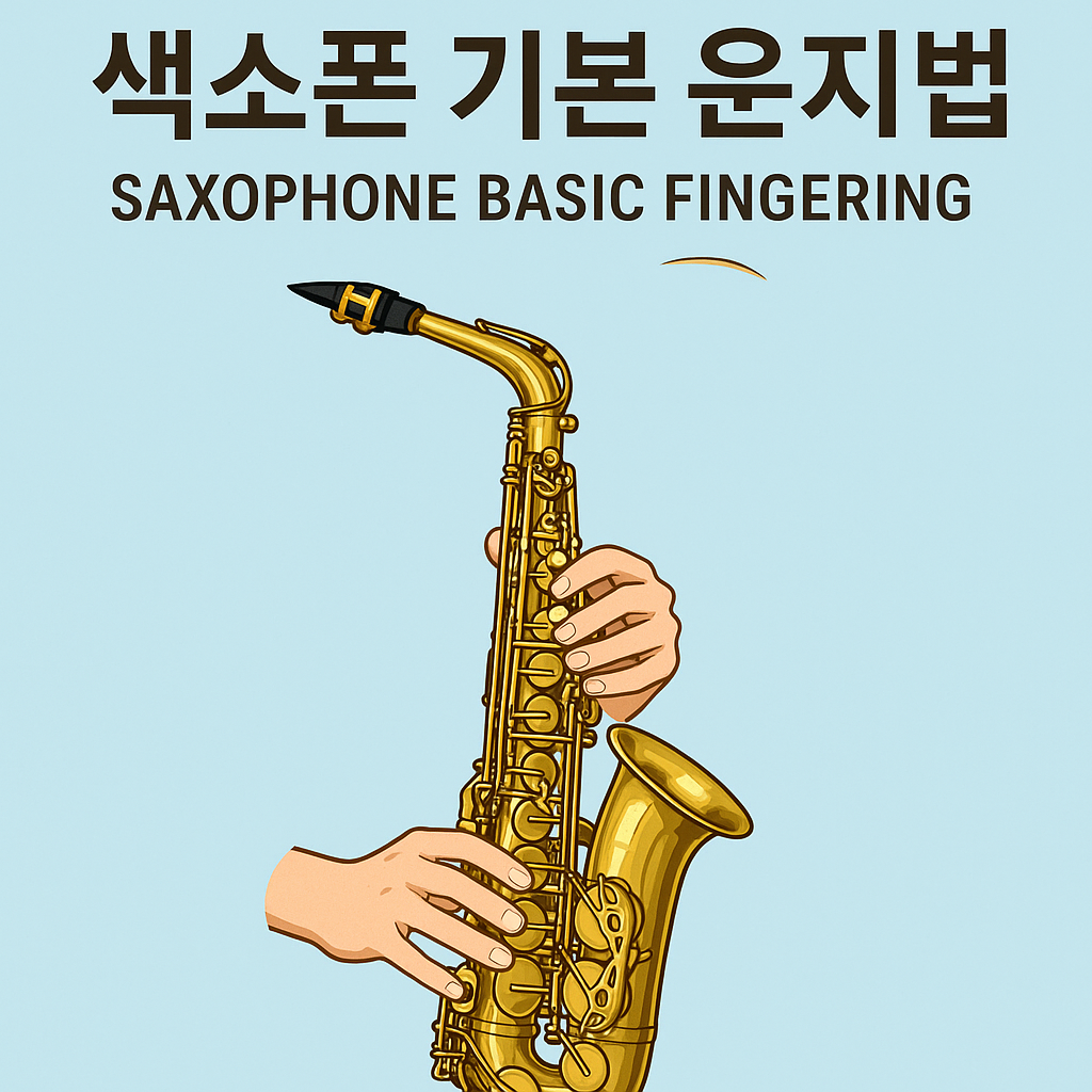 색소폰 기본 운지법
