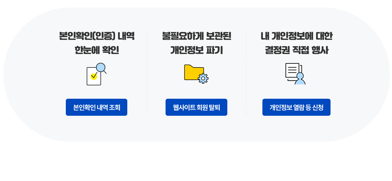 개인 정보 포털 웹 사이트 회원 탈퇴 방법