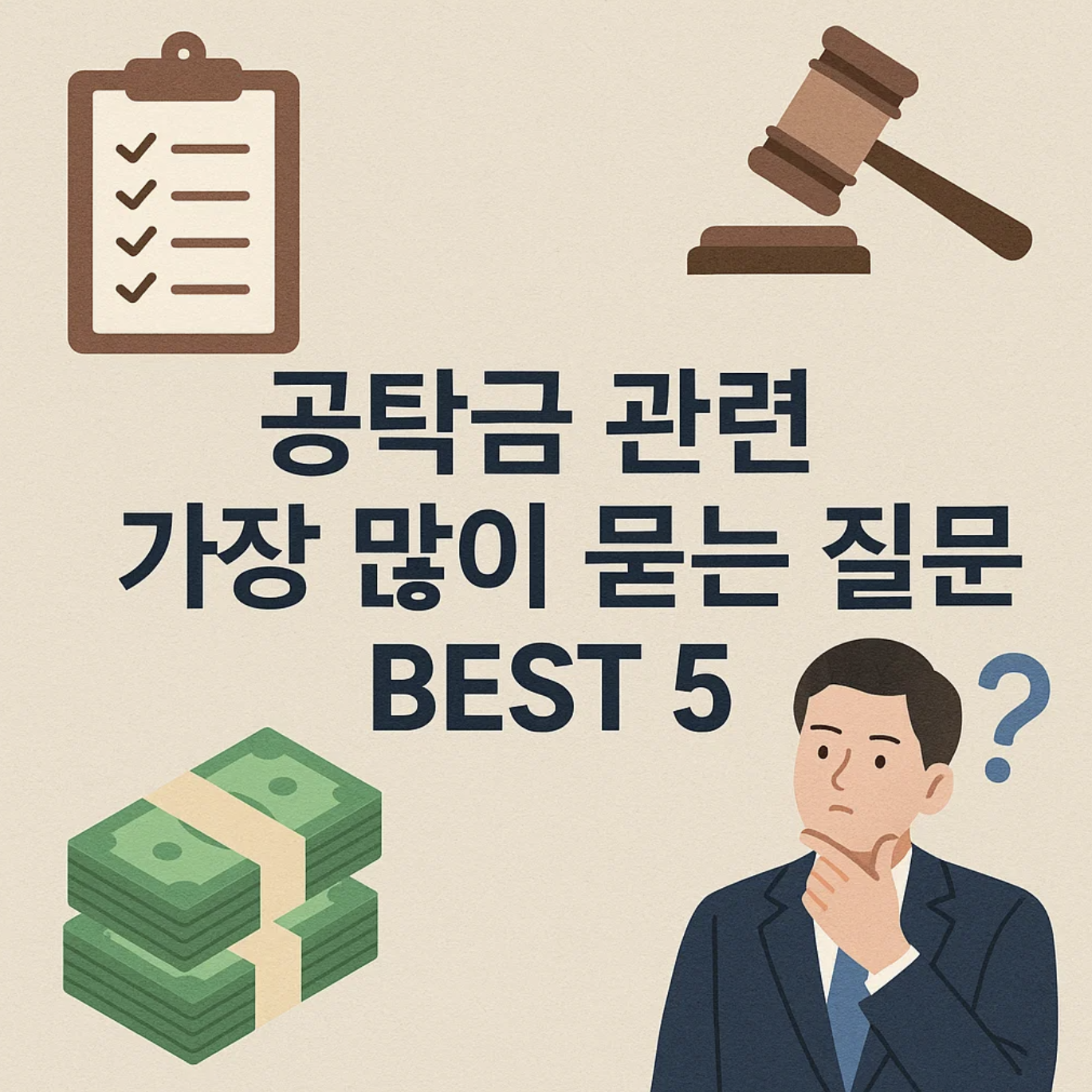 공탁금 관련 가장 많이 묻는 질문 BEST 5