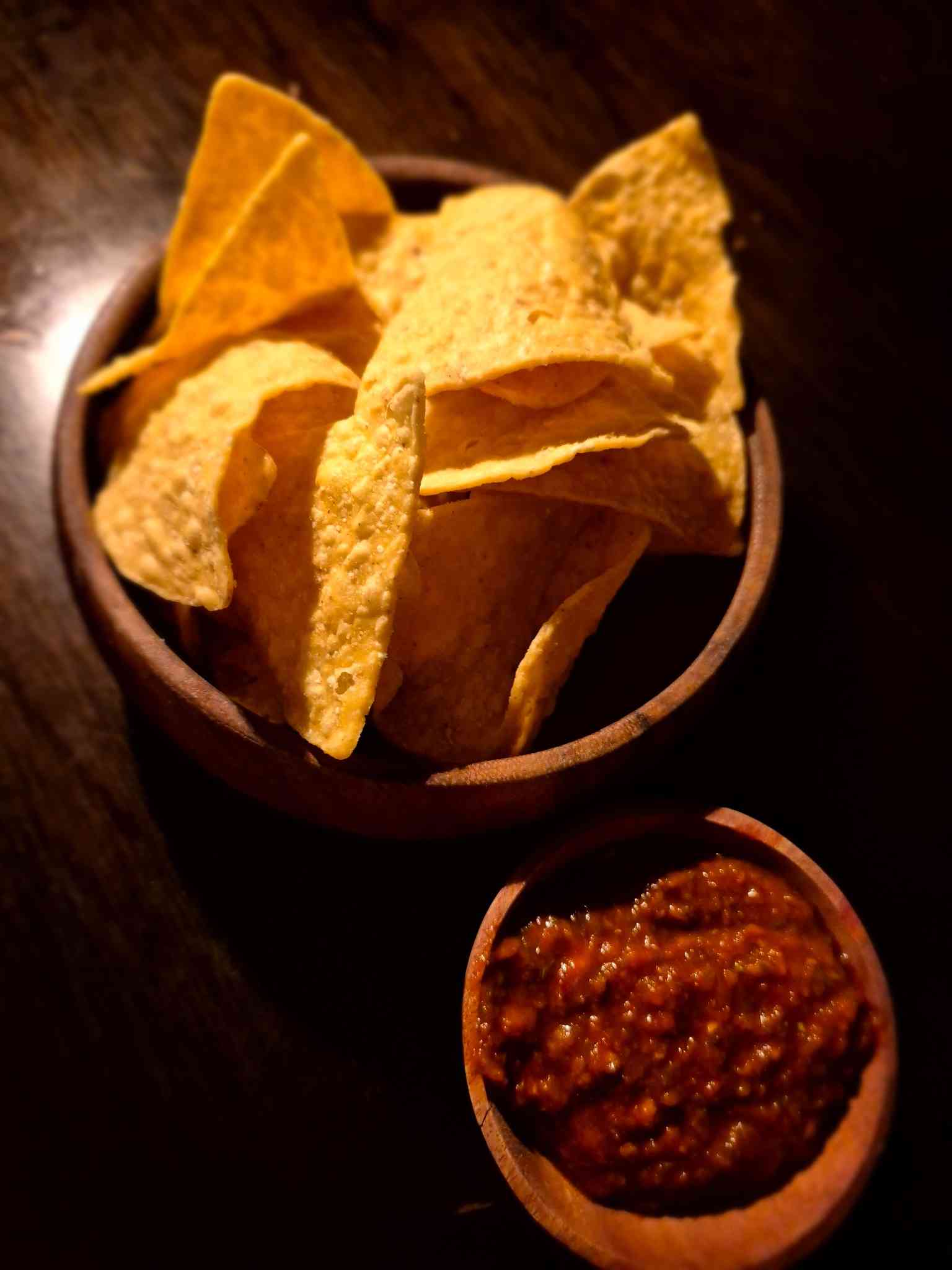 주문한 메뉴 나초