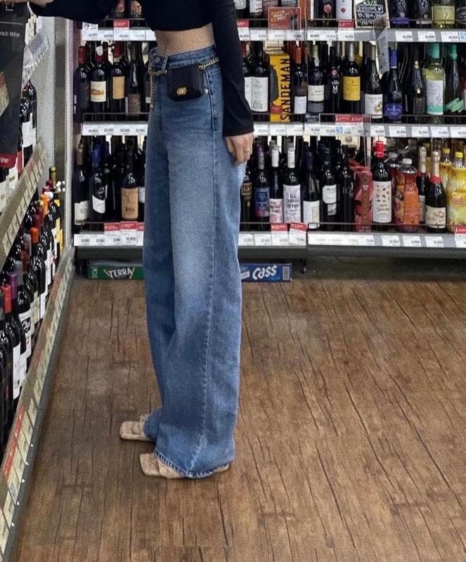 (부분당일) Natural Jeans 예술핏 데님 3size 사계절 롱다리 핏예쁜 브러쉬 워싱 와이드 데님 청바지