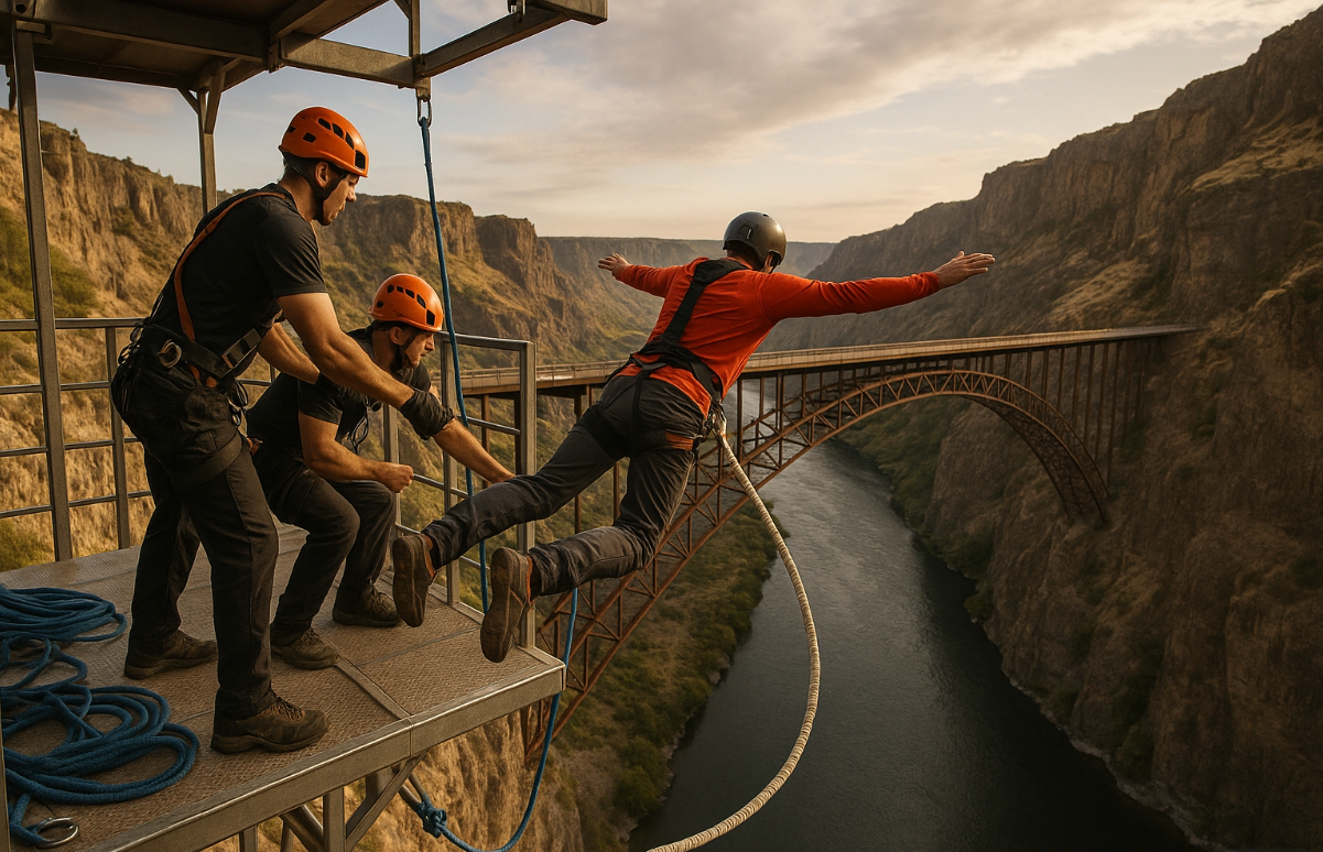 번지점프 관련 사진