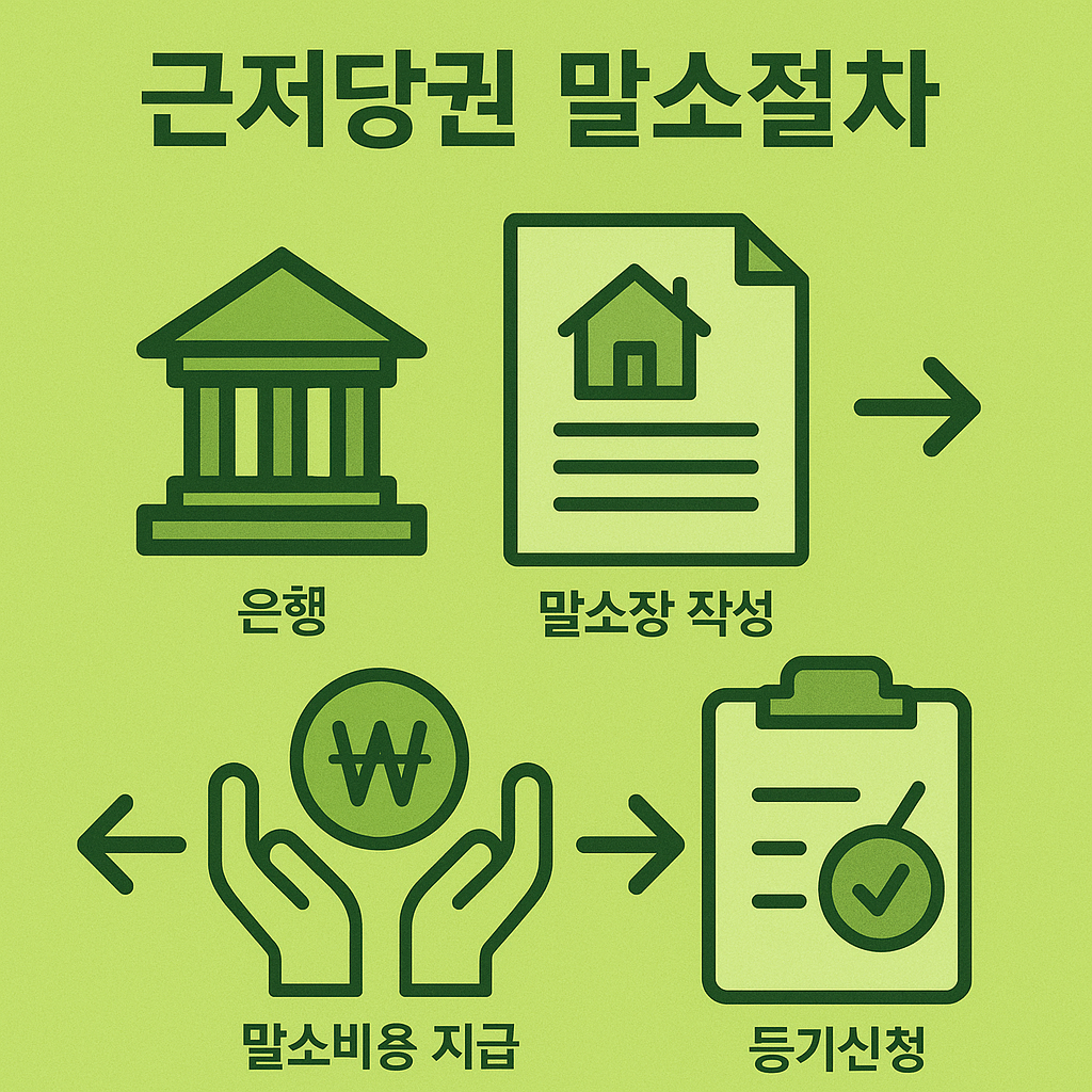 근저당권 말소절차 정리 등기부 깔끔히 만들기