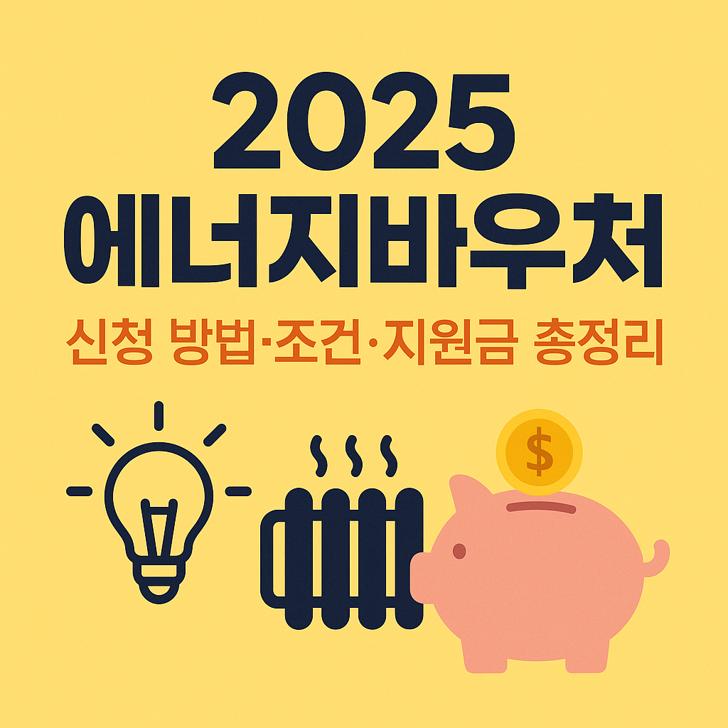 에너지바우처 신청방법 조건 지원금 총정리