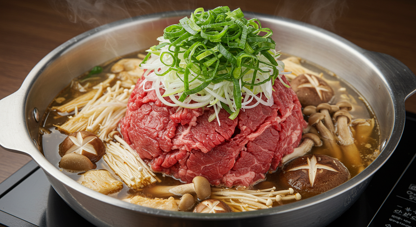 버섯불고기 전골