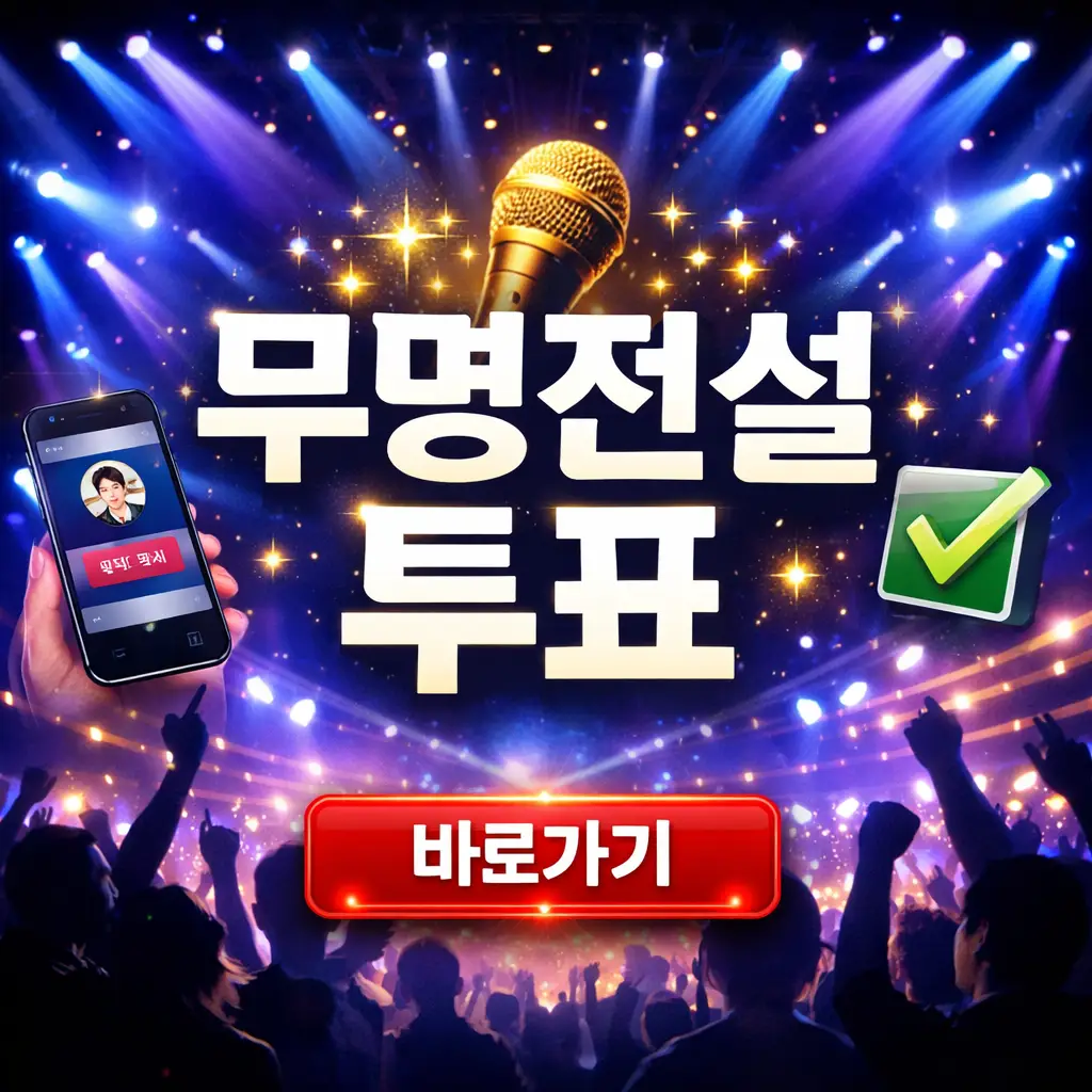 무명전설 투표하기 투표방법