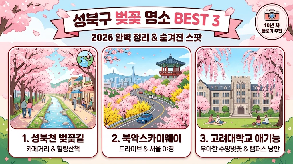 성북구 벚꽃 명소