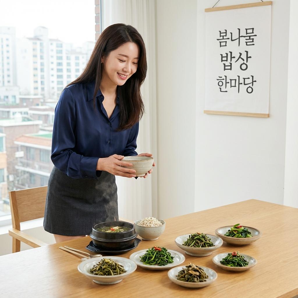 4060 입맛 사로잡는 제철 봄나물 프리미엄 레시피