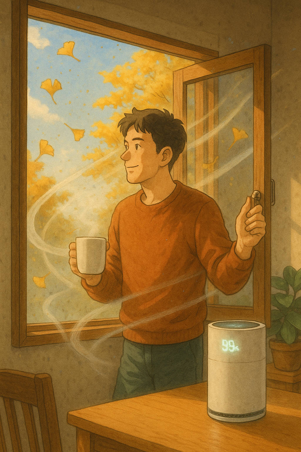 환기 : 창문을 여는 순간, 공기는 어떻게 변할까?