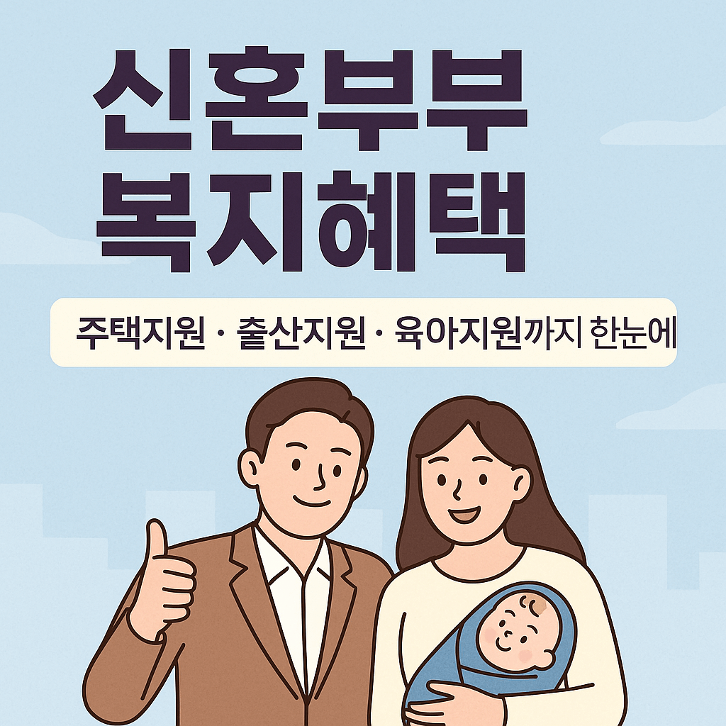 신혼부부 복지혜택 총정리! 주택, 출산, 육아지원 한눈에 살펴보기