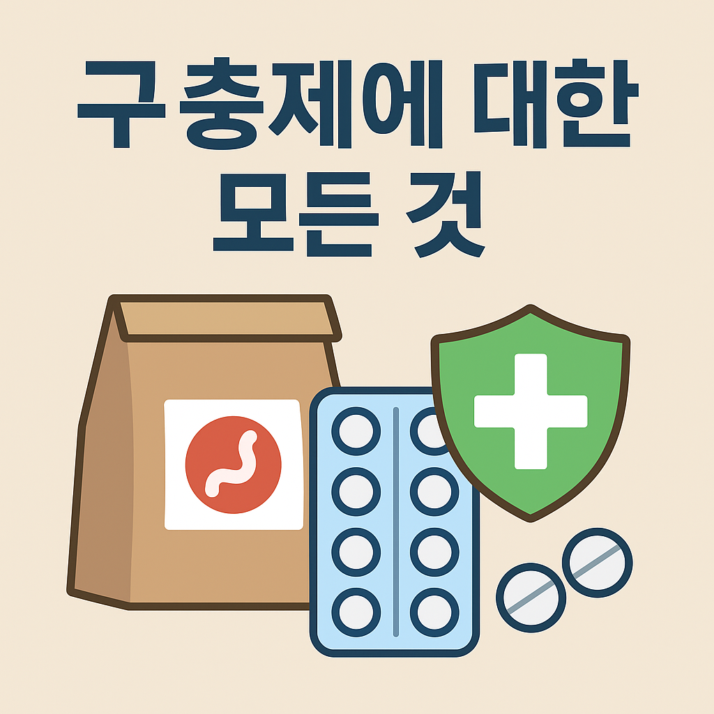 구충제 복약 시기 및 방법