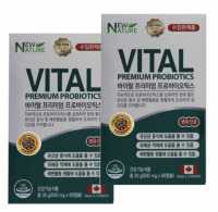 뉴네이처 바이탈 프리미엄 프로바이오틱스 유산균&#44; 60정&#44; 2개