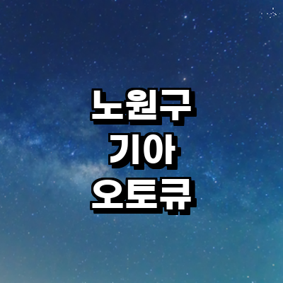 서울 노원구 기아 오토큐